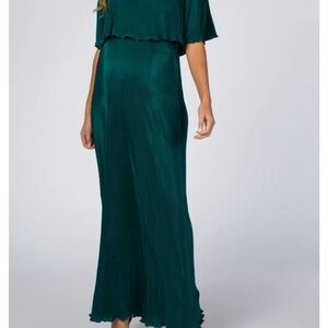 Elegant Light Green Maxi Dress